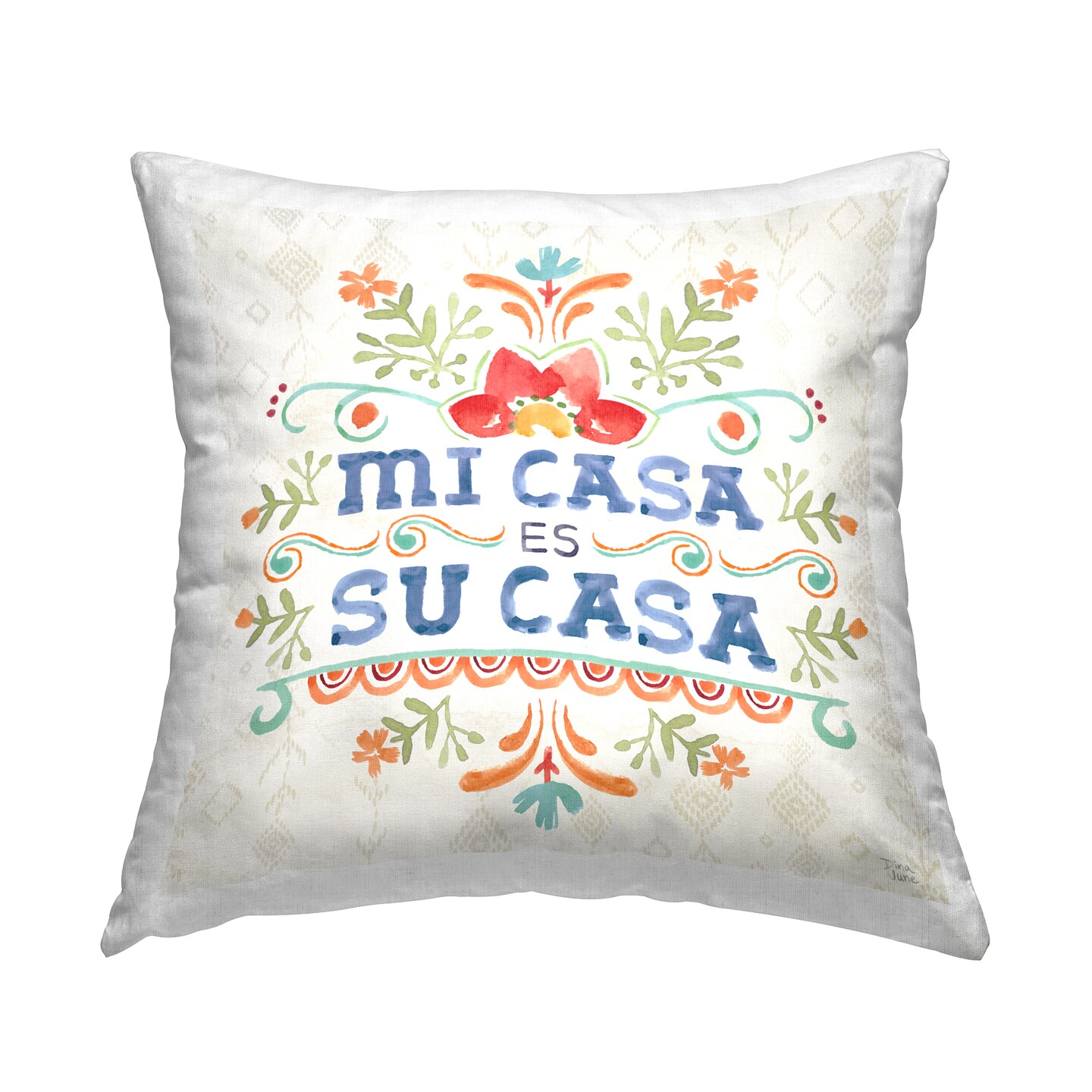 Stupell Industries Su Casa Hogar Acogedor Decorative Printed Throw Pillow