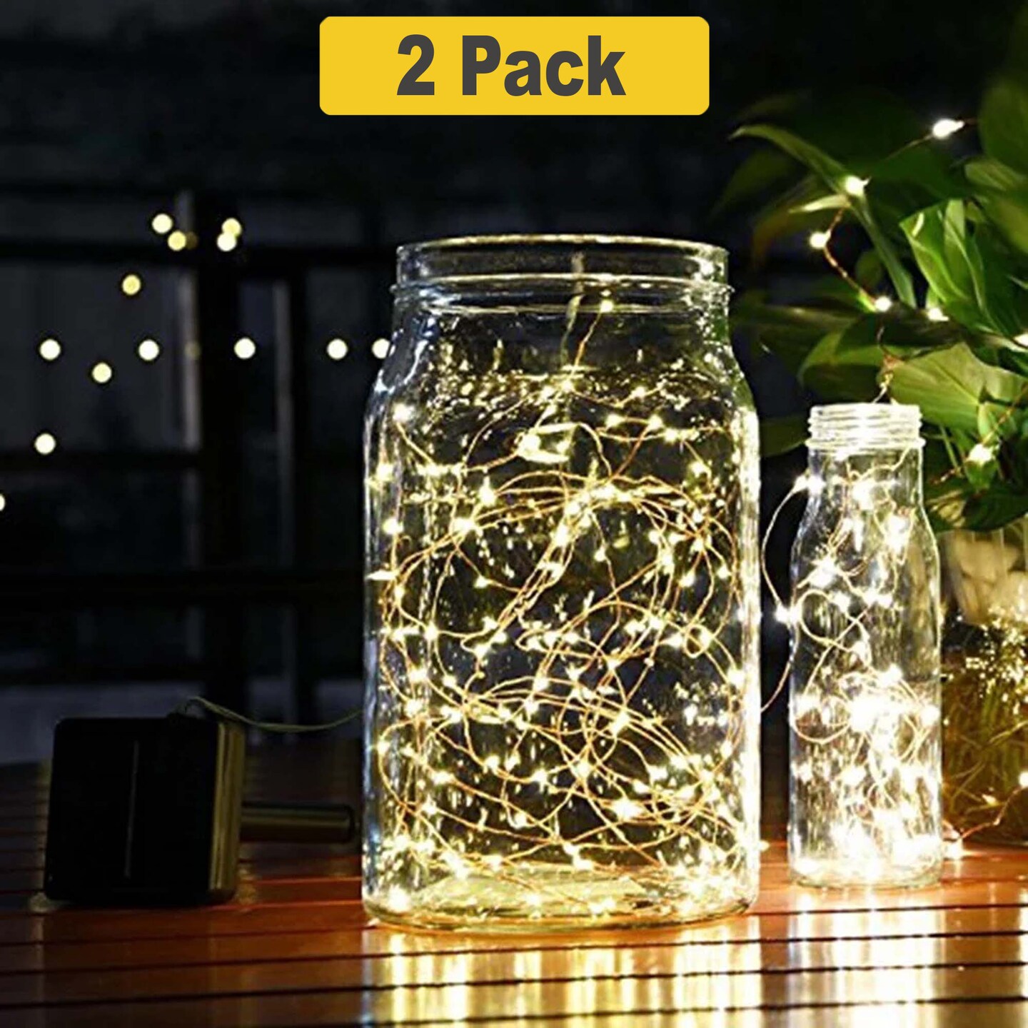 200 LED Solar Garden Lights with 8 Lighting Modes and Copper Wire