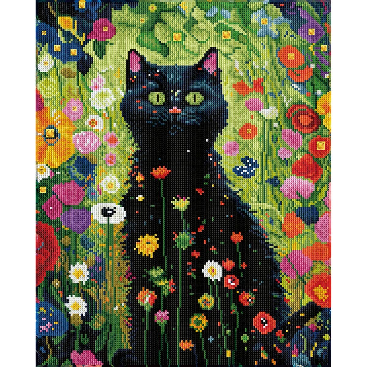Diamond Dotz  Garden Cat Diamond Painting
