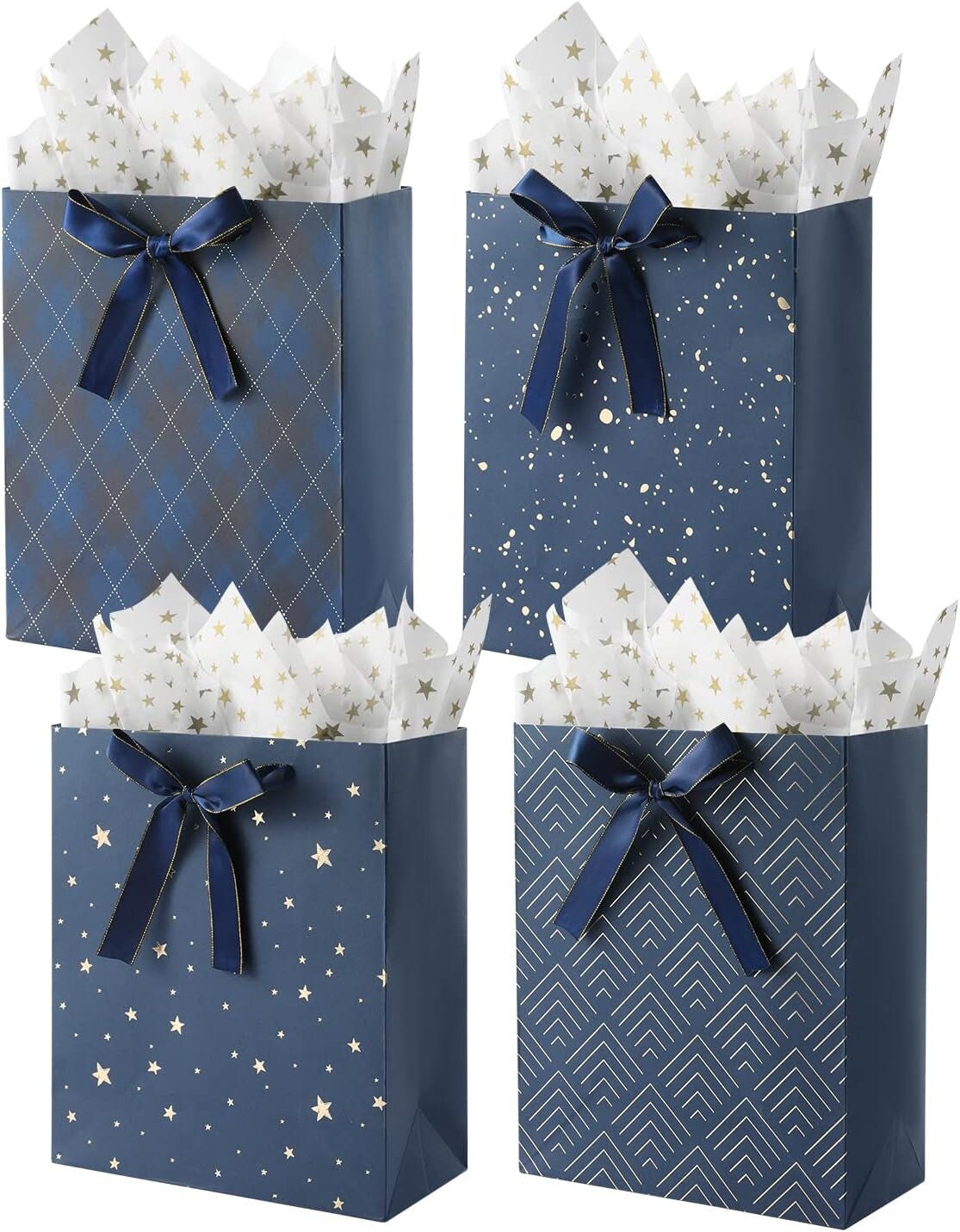4-pack-13-large-size-gift-bags-assorted-premium-blue-gift-bags-with