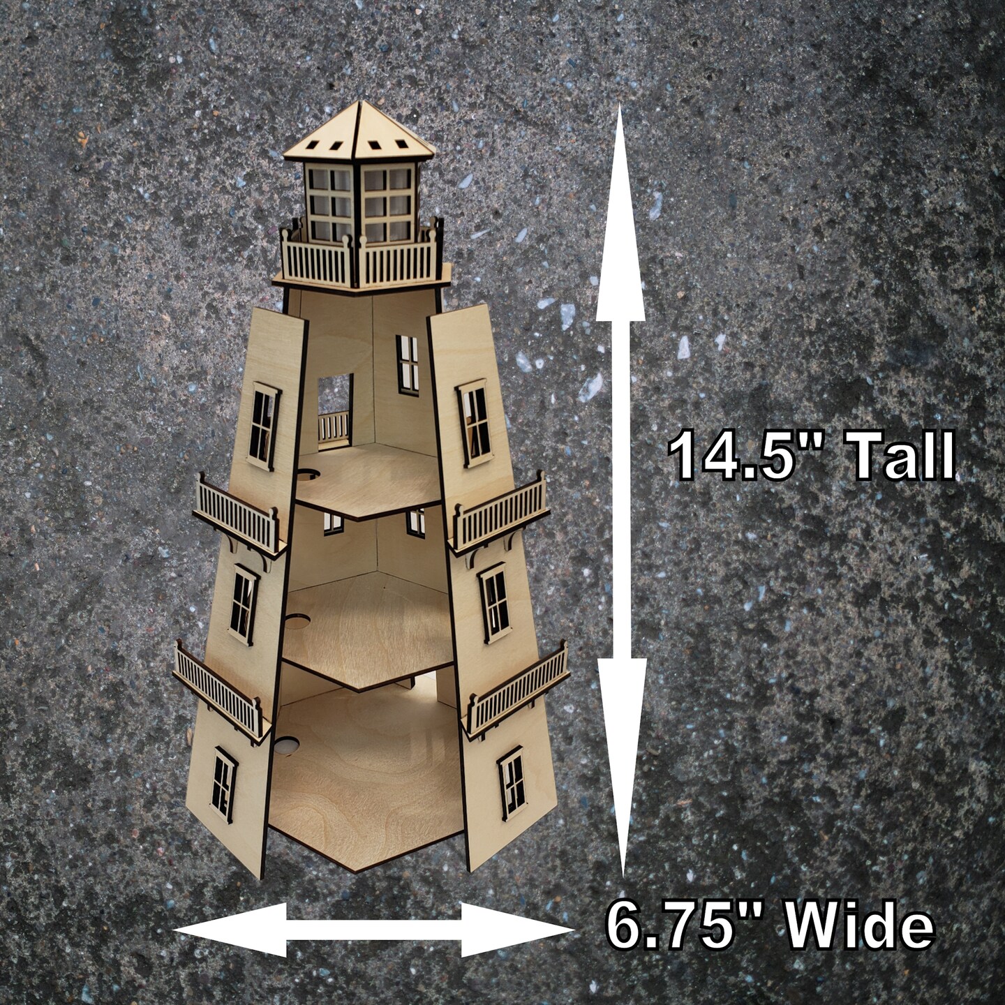 Dollhouse Lighthouse (LARGE 14.5