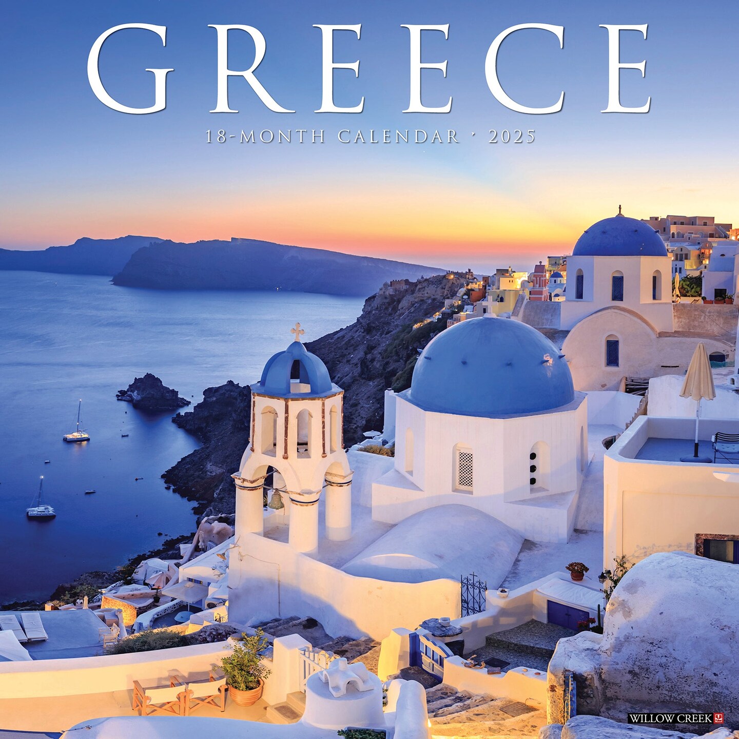 Greece 2025 Wall Calendar