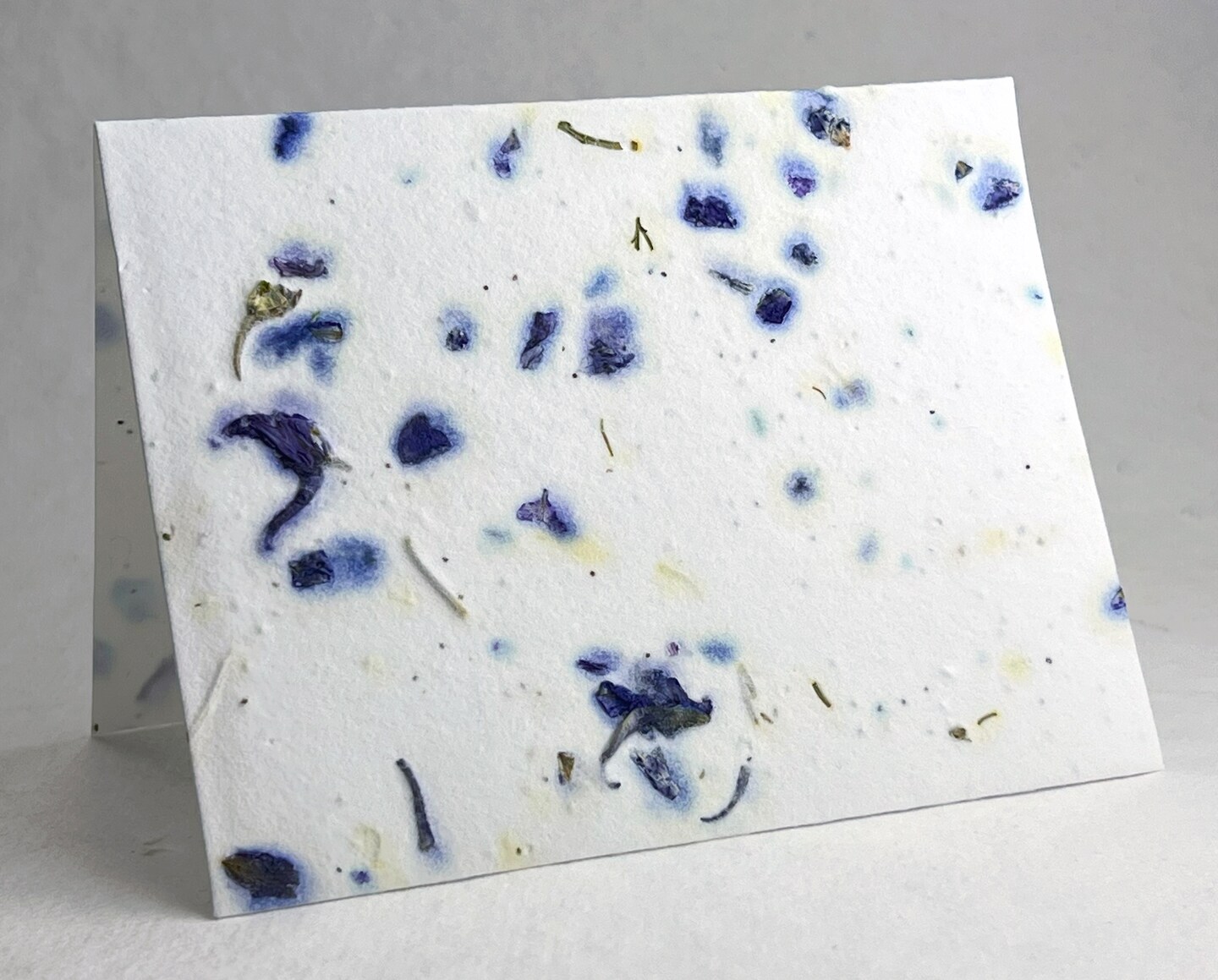 Wildflower Seed Paper A2 Folding Card - Cotton Paper Embedded with Petals Seeds - 4.25" x 5.5" - Set of 8 - With Envelopes and Guides - image9