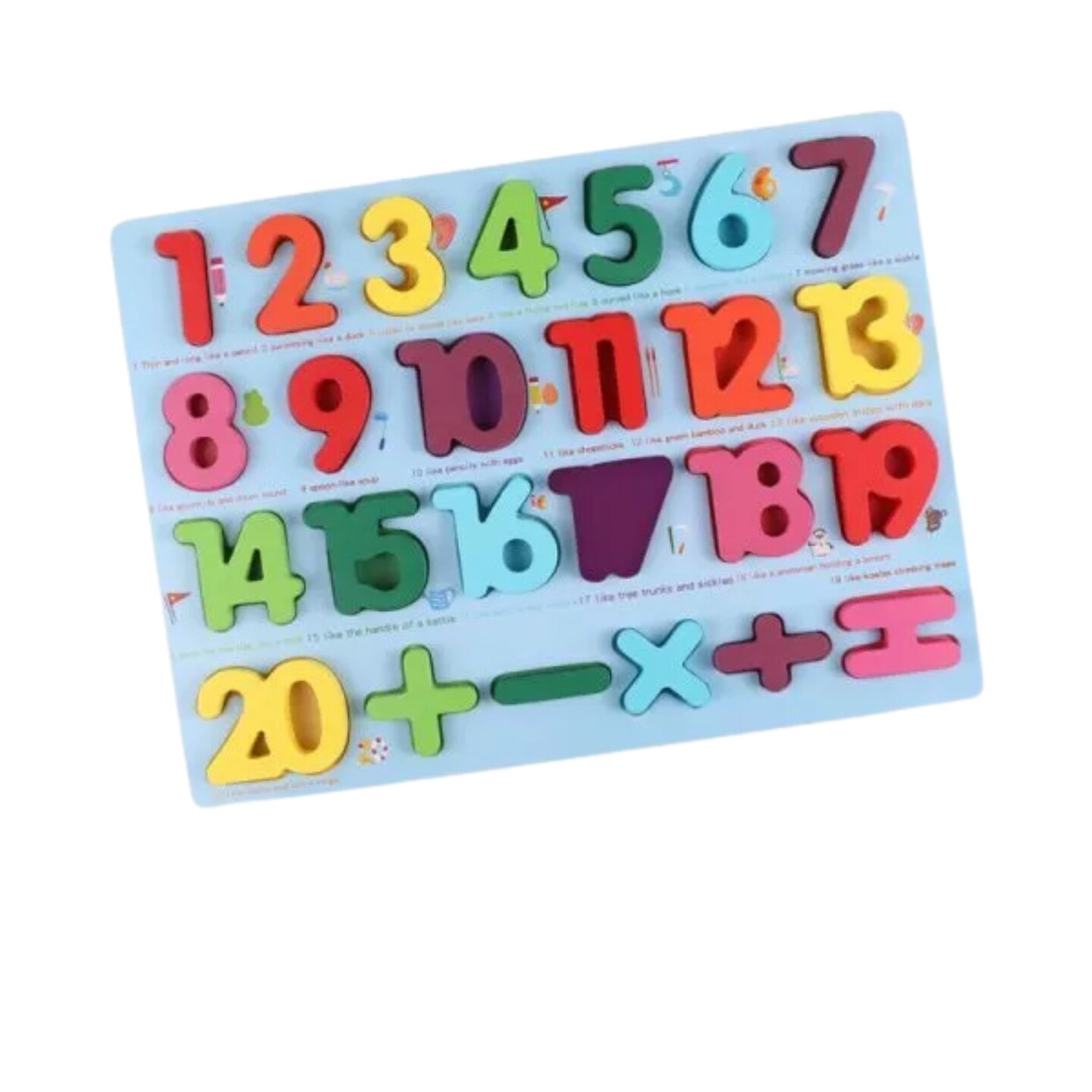 Kitcheniva Number Alphabet Educational Puzzles Learning Toys Gift for Kids