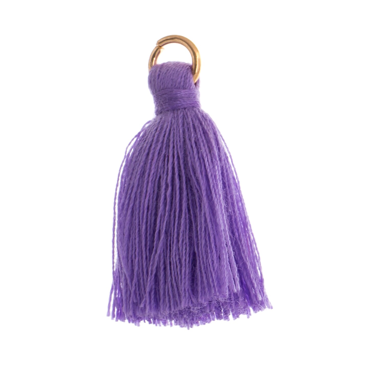 John Bead 1in Poly Cotton Tassels, 10pcs
