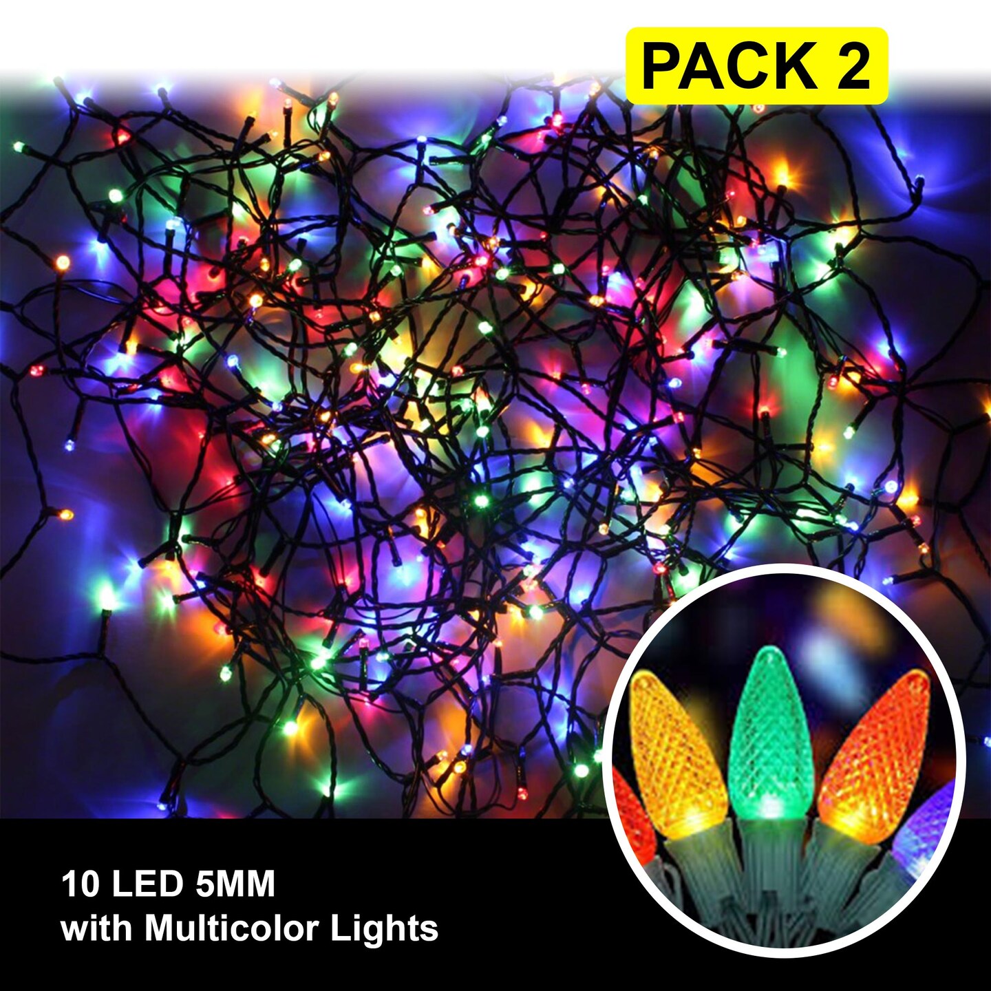 Waterproof 100 LED Lights For Christmas