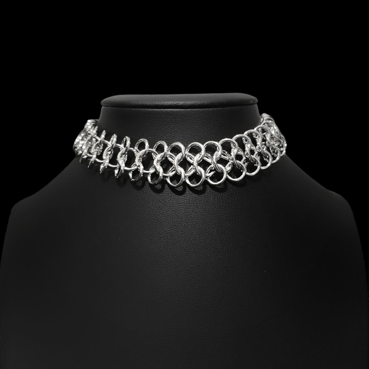 Silver Chainmail Choker | MakerPlace by Michaels