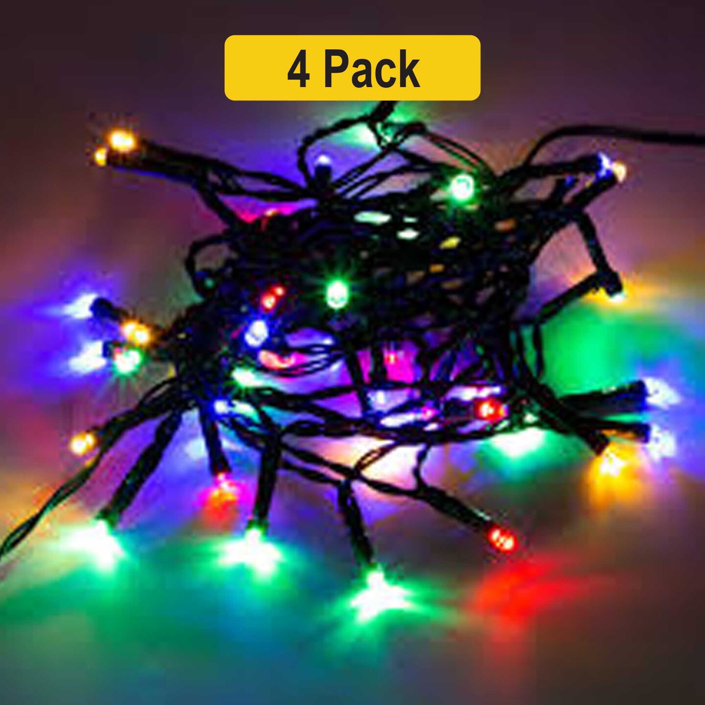 100 LED Green Wire Waterproof String Lights — 32ft Plug-in Outdoor Decor
