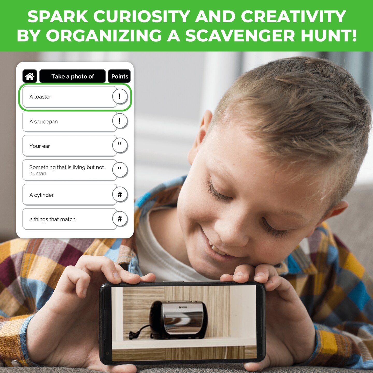 Photo Hunt Kids &#x26; Family Activity Game