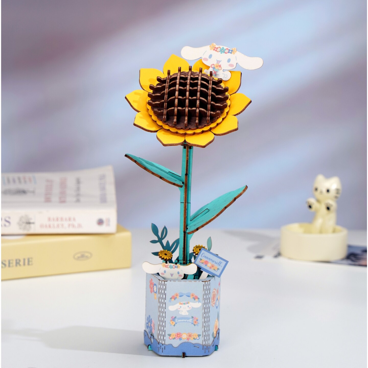 Hello Kitty® and Friends Cinnamoroll Sunflower - 3D Wooden Flower Puzzle