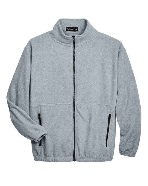 UltraClub&#xAE; Men&#x27;s Iceberg Fleece Full-Zip Jacket