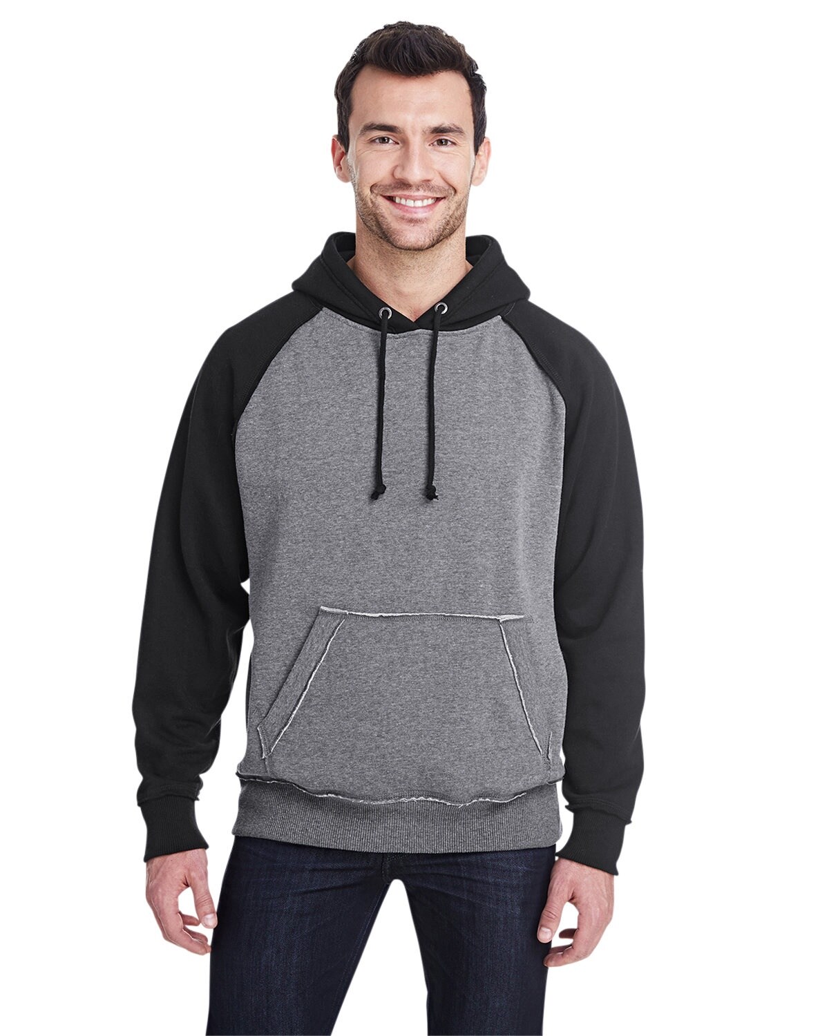 J America &#xAE; Vintage Heather Pullover Hooded Sweatshirt