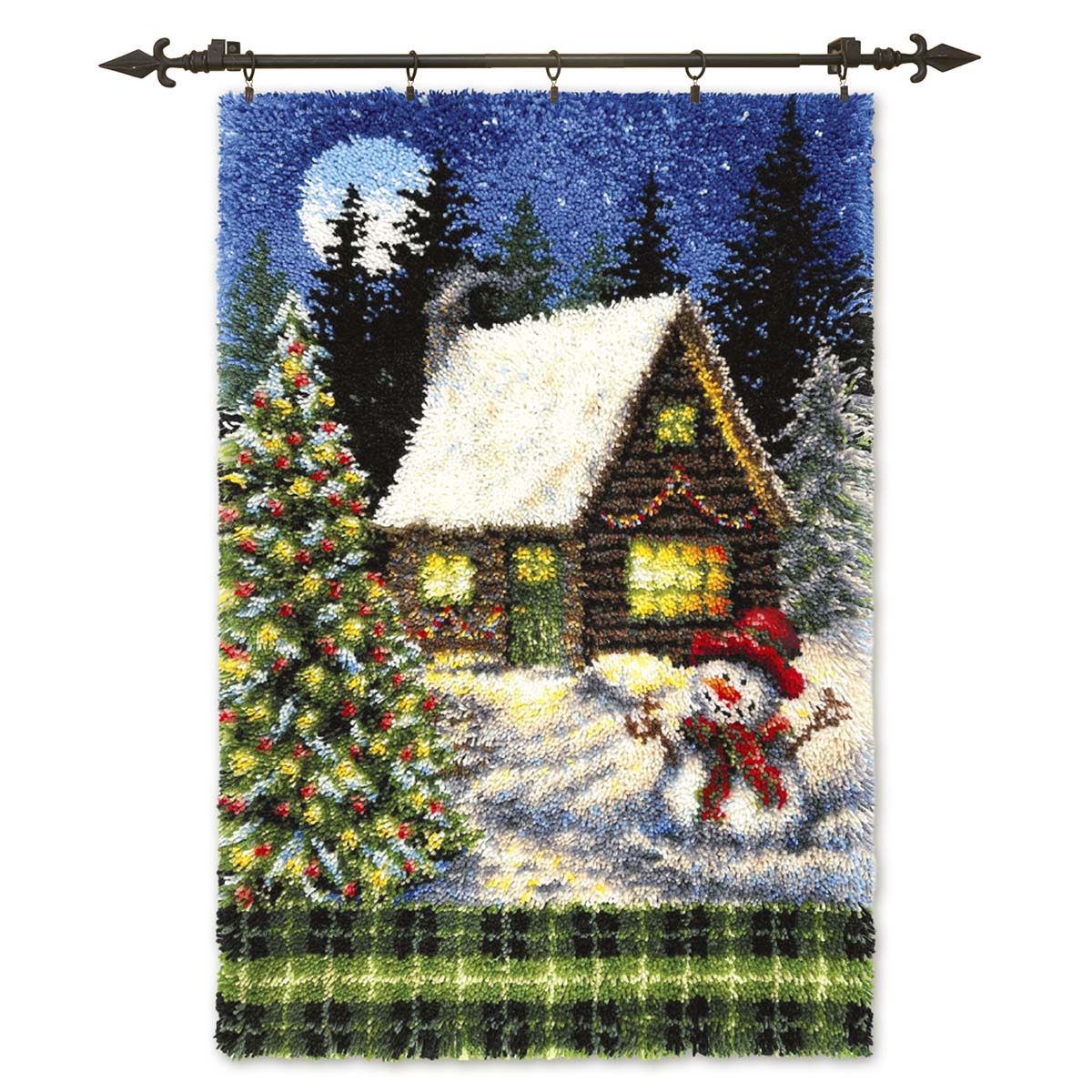 Herrschners  Winter Nights Latch Hook Kit