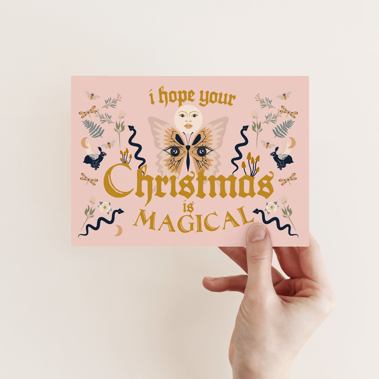 Magical Christmas Greeting Cards Boxed Set &#x2013; 24 Enchanting Holiday Notecards with Whimsical Designs, Perfect for Sending Unique and Mystical Festive Wishes