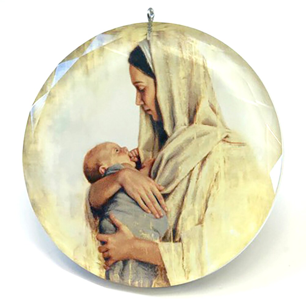 6 Pack Glass Christ Ornaments, Jesus Christ Nativity Ornaments, Religious Ornaments, Christmas Tree Ornaments, Baby Jesus product 5