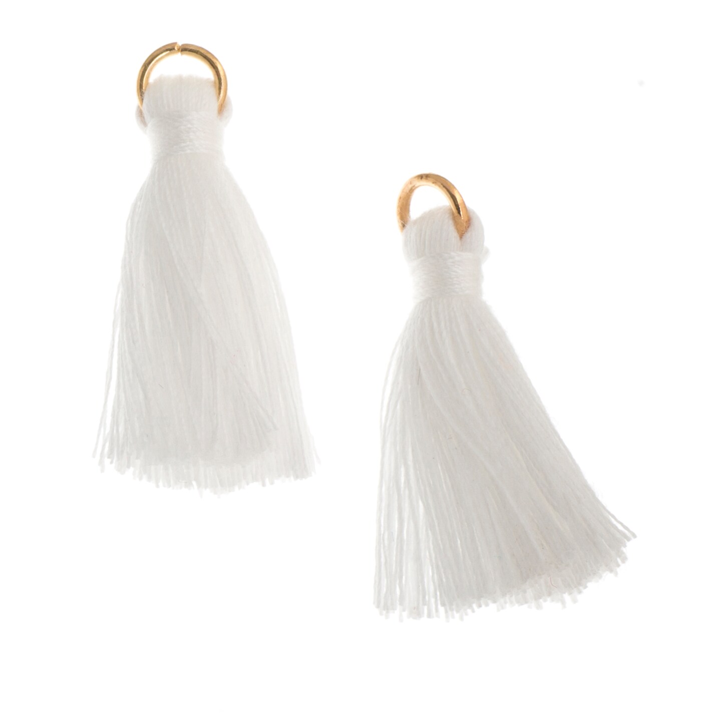 John Bead 1in Poly Cotton Tassels, 10pcs