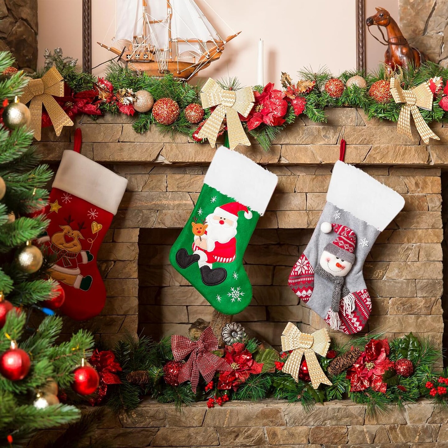 Christmas Fur Trim White Faux Fur Ribbon Trim White Fur Fabric Roll for Garland Wreath Bows Santa Costume Sewing Christmas Tree Decor(1.97inch x 3 Yards)