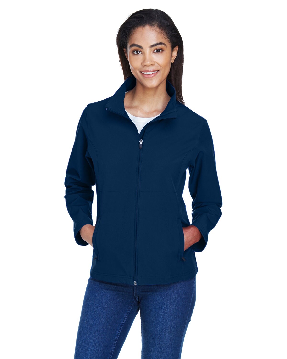 Team 365&#xAE; Ladies Leader Soft Shell Jacket