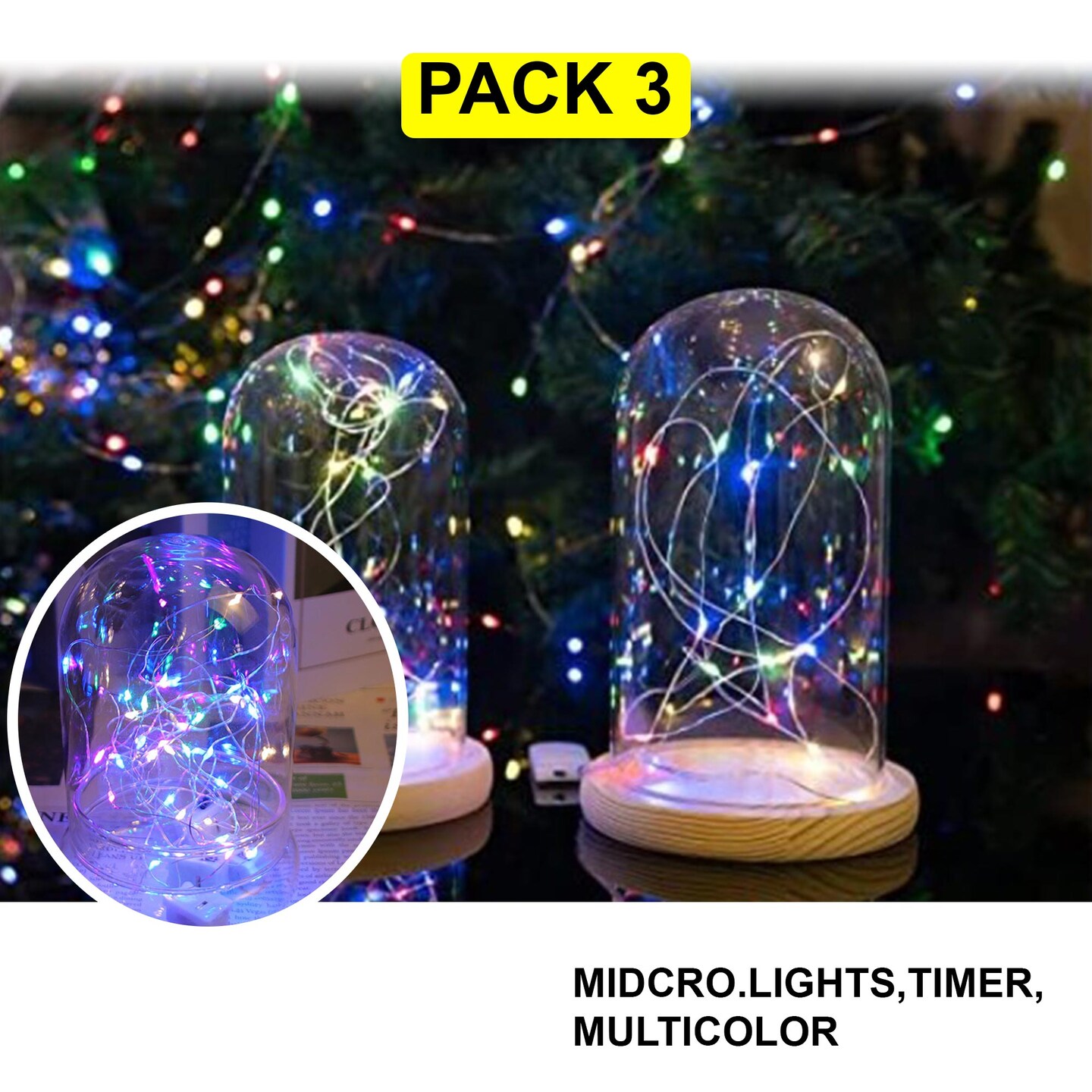 50 Christmas Lights Battery Operated