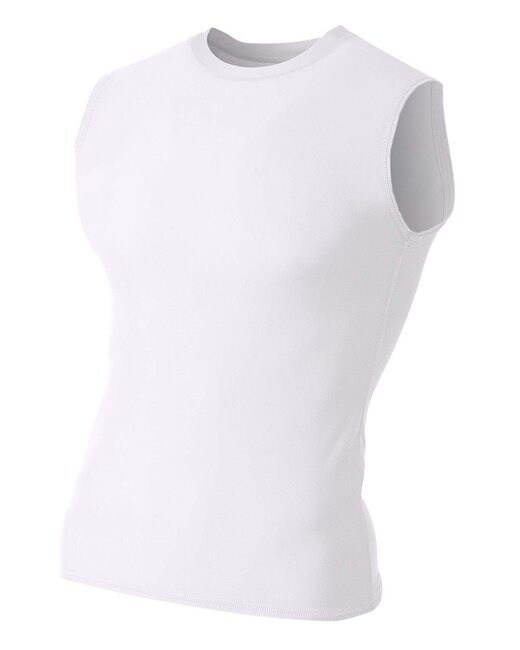 A4&#xAE; Youth Sleeveless Compression Muscle T-Shirt