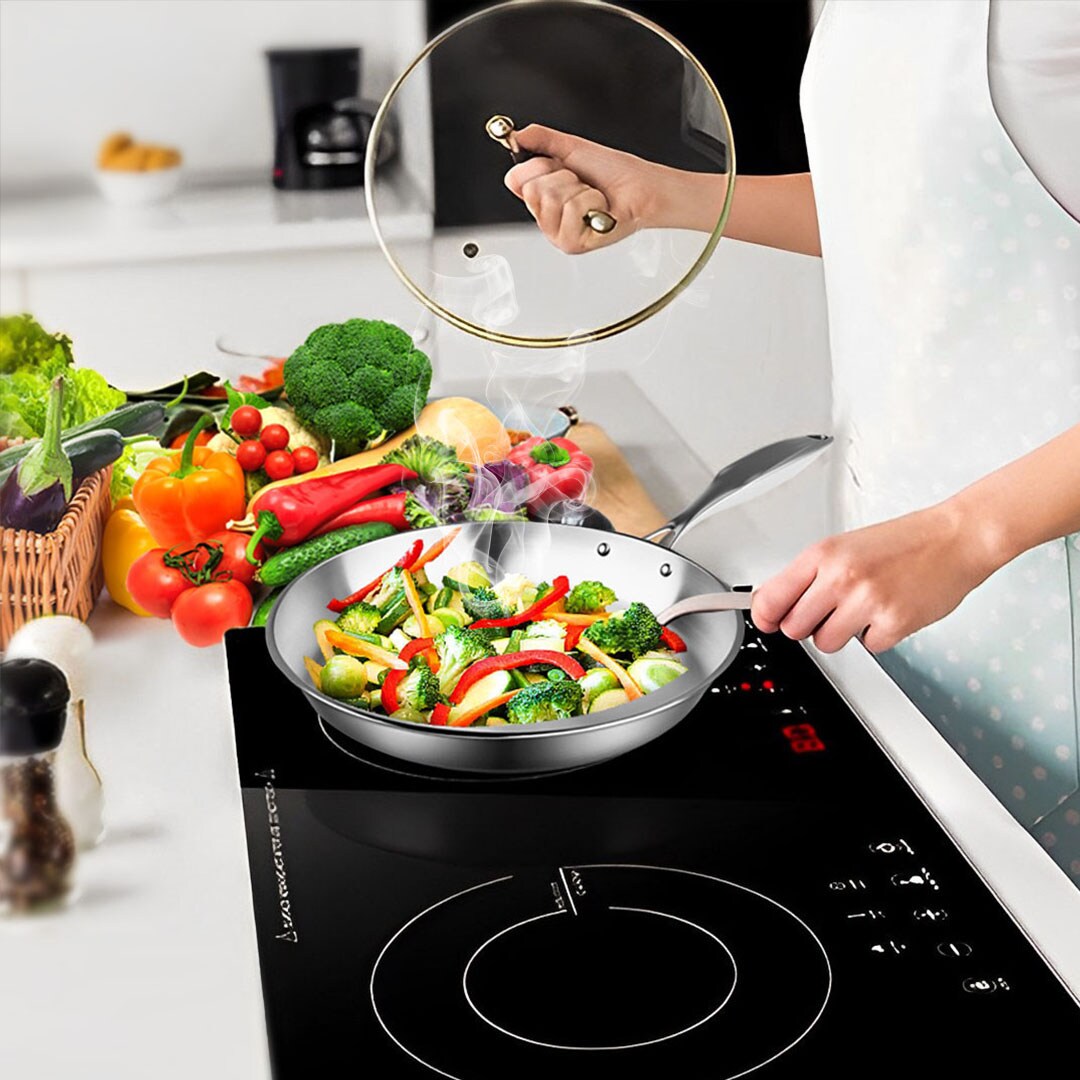 SOGA Stainless Steel Fry Pan 28cm Frying Pan Top Grade Induction Cooking FryPan product 4