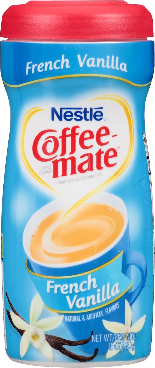 Nestle Coffee mate French Vanilla Powder Coffee Creamer 15 oz. Canister