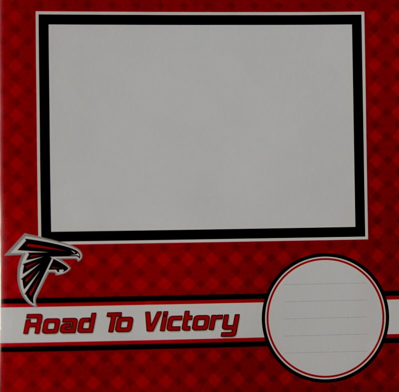 NFL Atlanta Falcons Complete 8 x 8 Officially Licensed Scrapbook