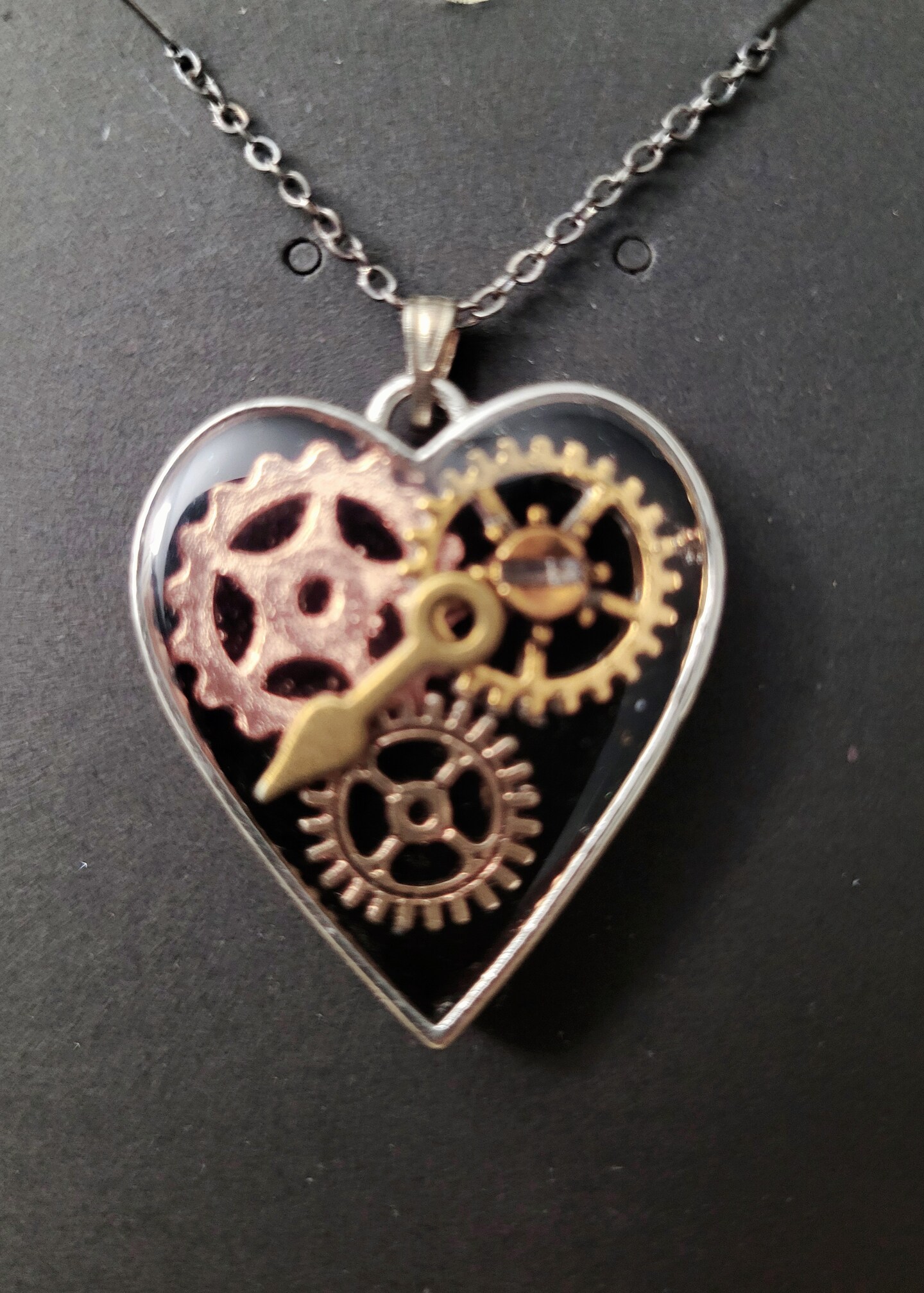 アクセサリー epic jewelry blackheartpendantnecklace Black heart pendant necklace – EPIC JEWELRY