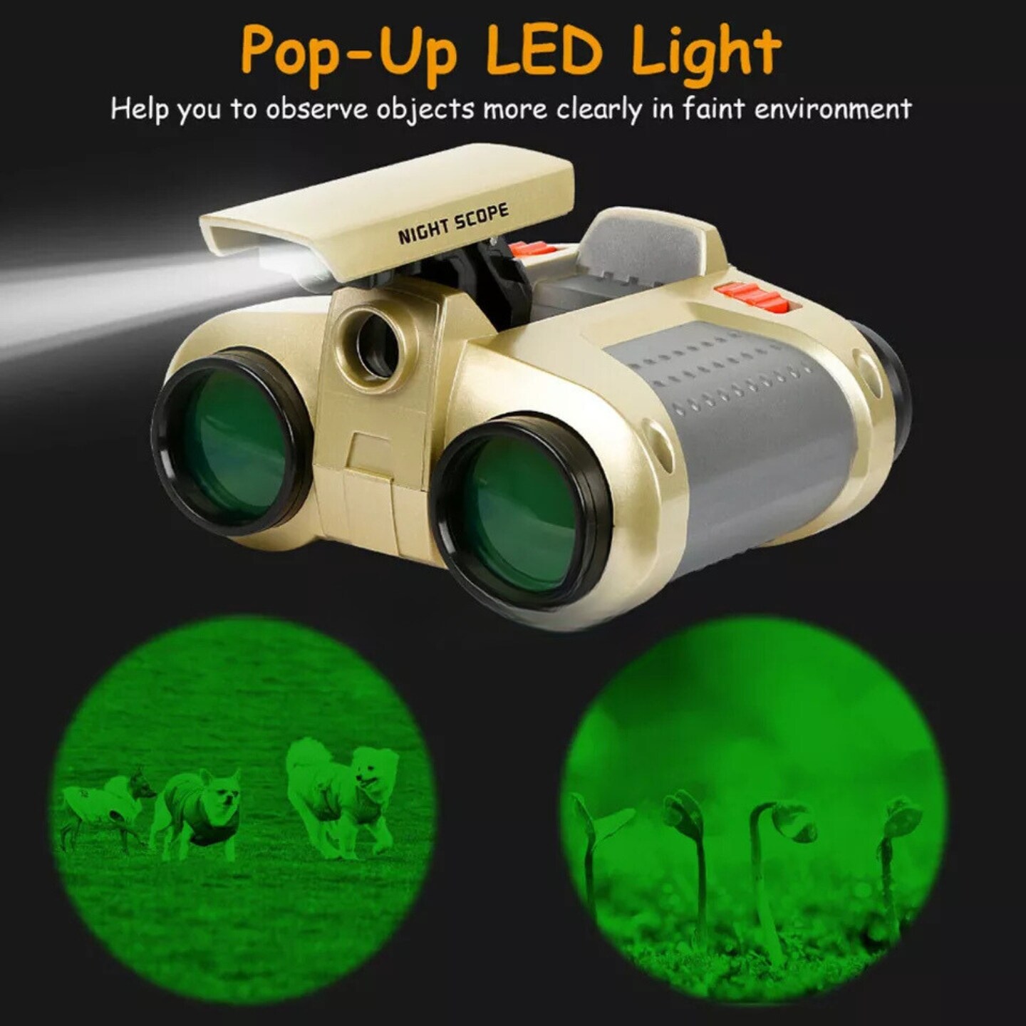Kitcheniva 4 x 30mm Military Zoom Powerful Binoculars Optics Toy Gift