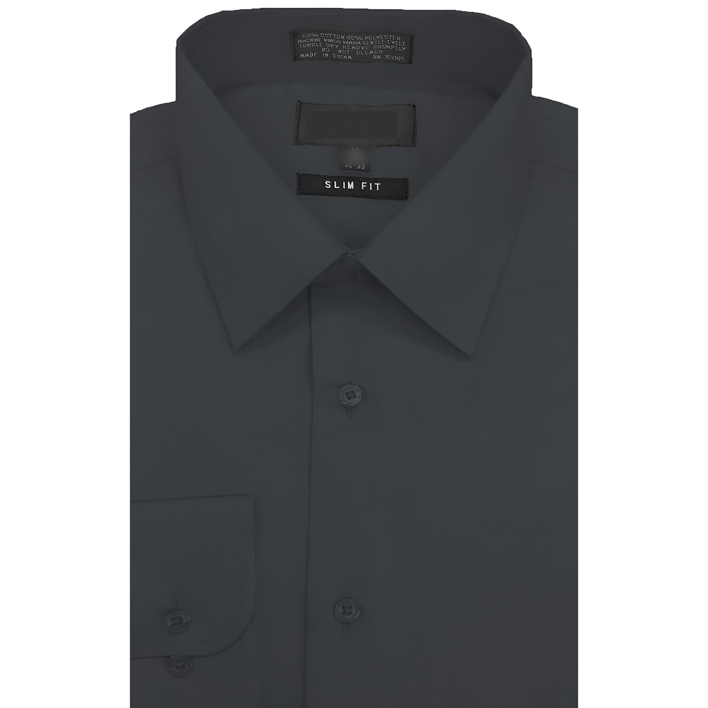 Black Slim fit dress shirt