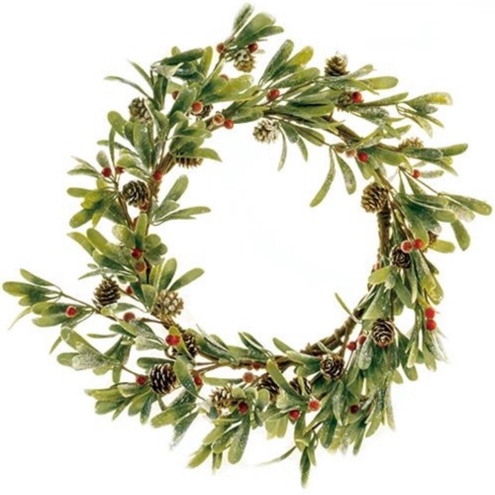 Merry Mistletoe Wreath 20&#x22;