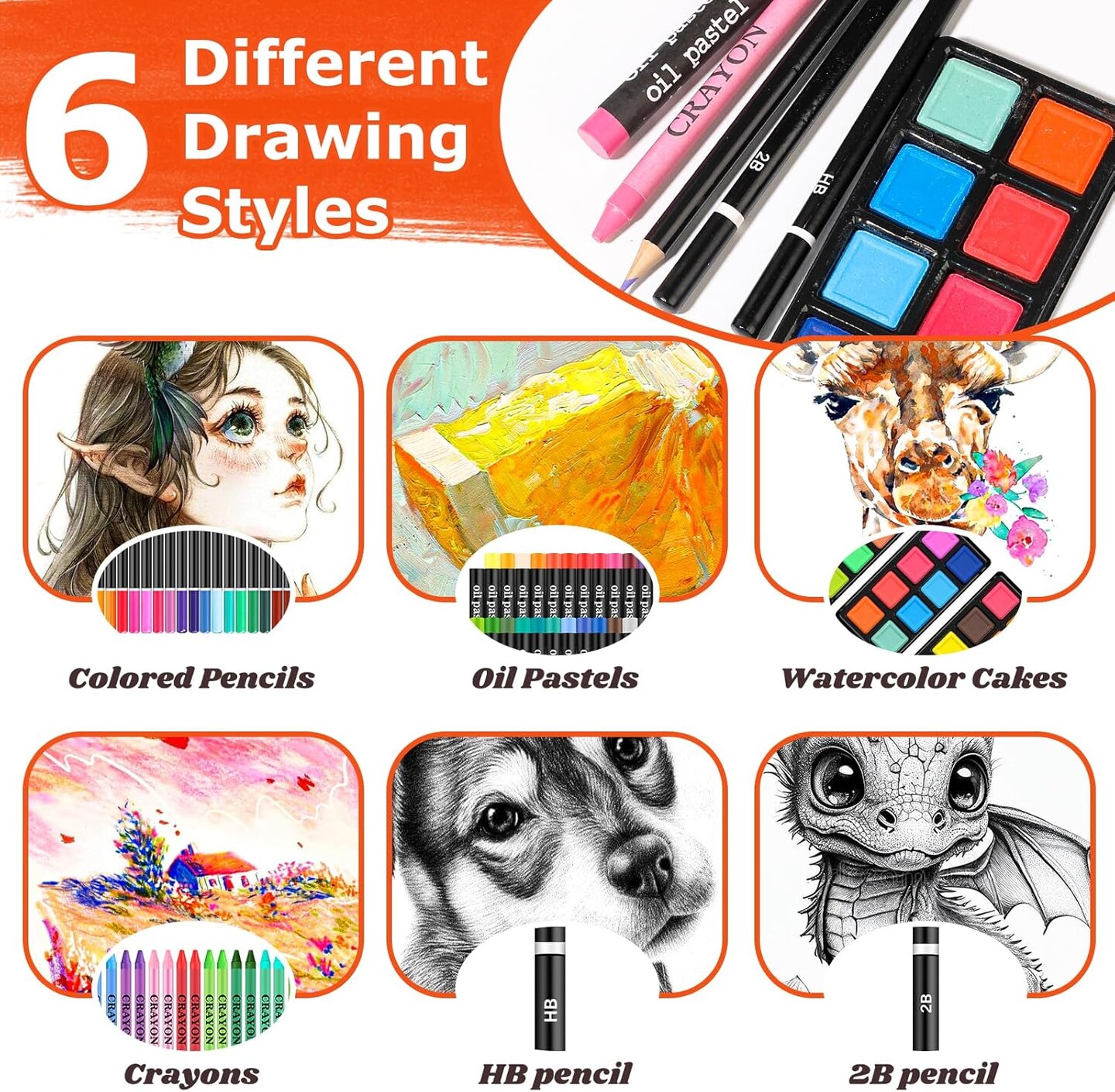Art Supplies for Adults,156-Pack Art Kit Drawing Set with 2 Sketch Book, Crayons, Colored Pencils, Arts and Crafts, Christmas Gifts Art Supplies for Girls Boys Ages 6-8 9-12 13 14 Year Old