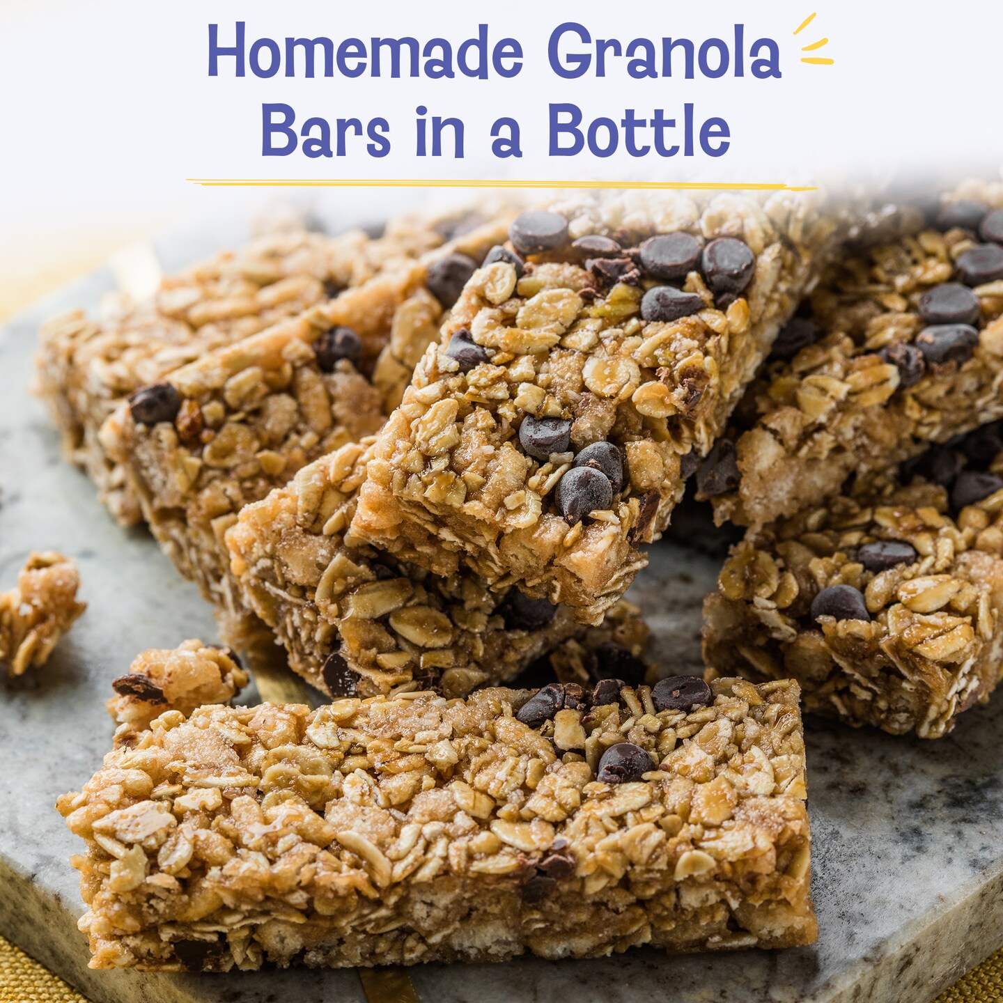 Baketivity Chocolate Granola Mix- Duff in a Bottle Granola Bar Baking Kit for Kids and Adults - Premeasured Ingredients like Oats, Banana Chips, Vanilla Sugar, Unsweetened Coconut, and Chocolate Chips