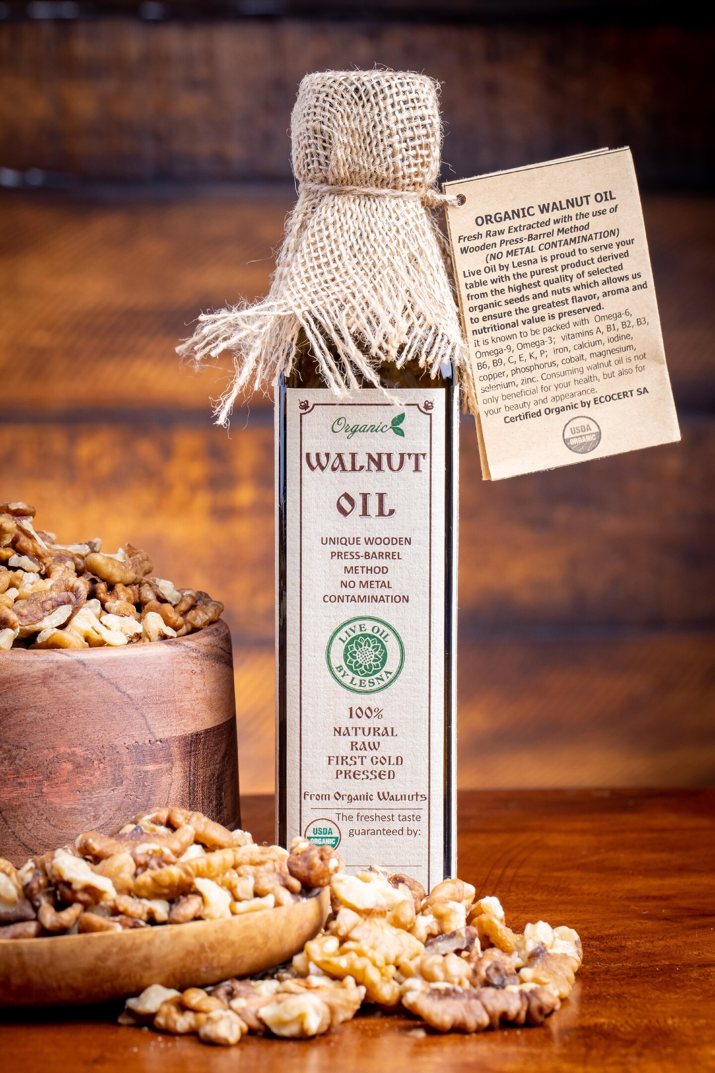 Certified Organic Walnut Oil Raw Cold-Pressed | MakerPlace by Michaels