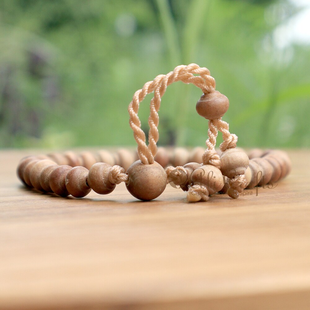In Pakistan Sandal Tasbeeh Sandalwood Tasbih 33 Beads 12mm Islamic