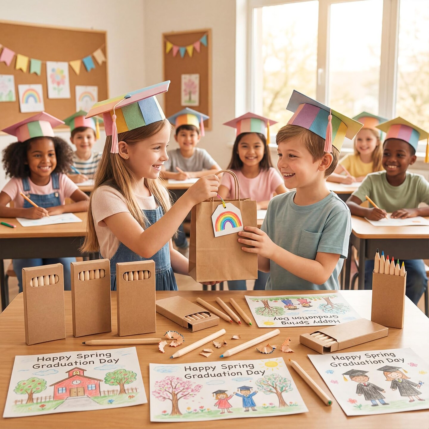 24 Packs Mini Colored Pencils Bulk 3.5'' Coloring Drawing Pencil in Boxes End of Year Gift for Students Kids Adult Classroom Exchange Gift School Painting Birthday Party Favor, 6 Per Pack