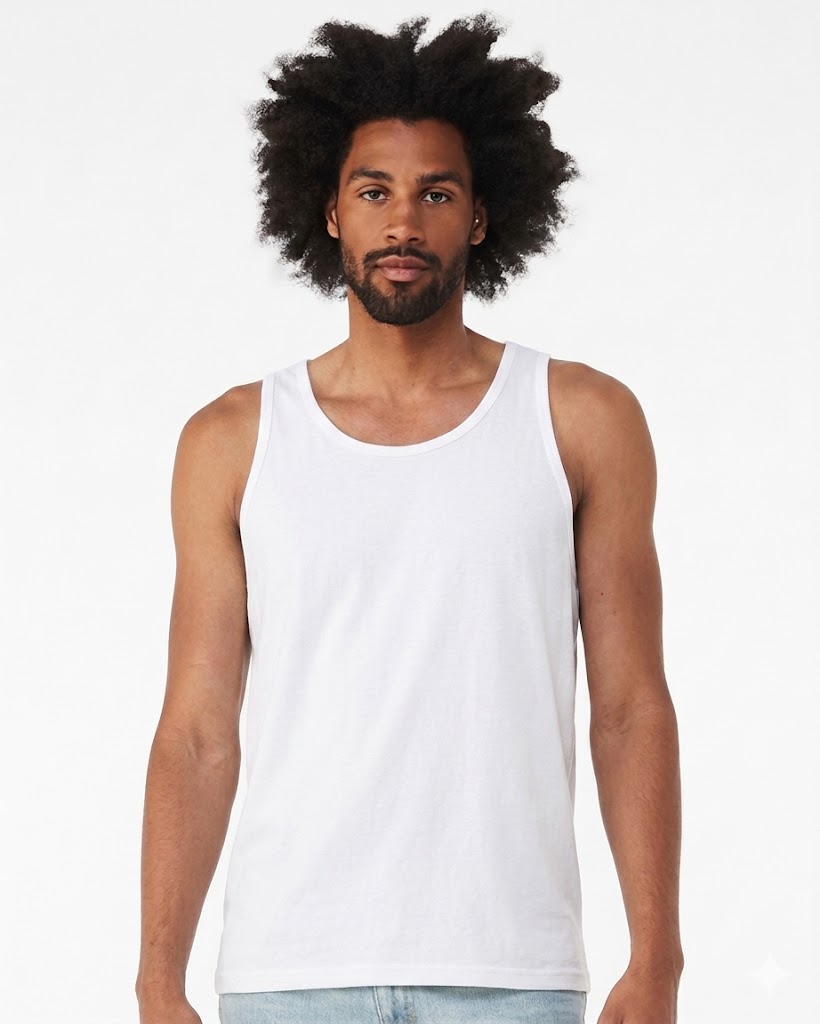 BELLA+CANVAS Unisex Sleeveless Crewneck Jersey Tank Top for Gym, Workout & Casual Activewear