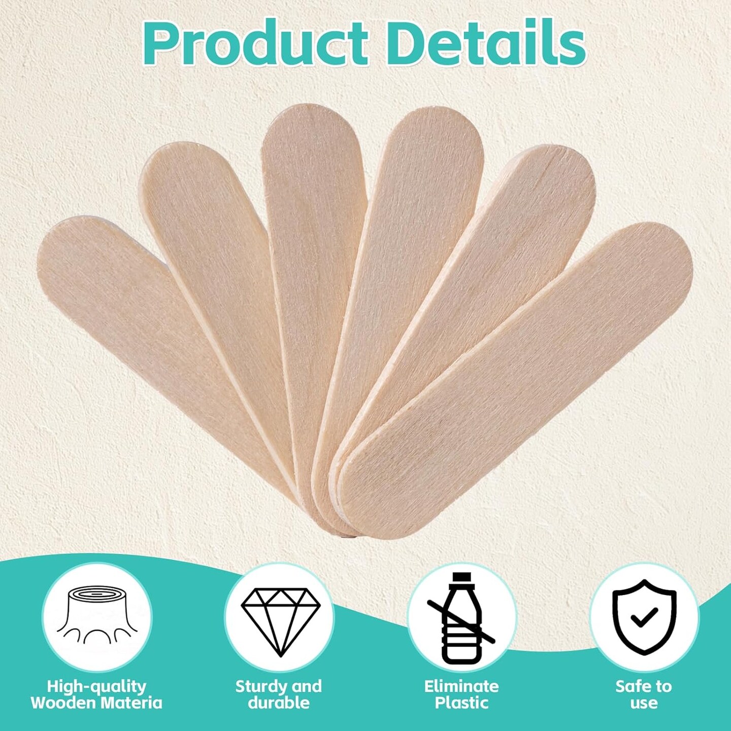 Mini Color Wood Craft Sticks 2-3/4", 100 Pack – Assorted Colors for Crafts, Classroom & DIY Projects