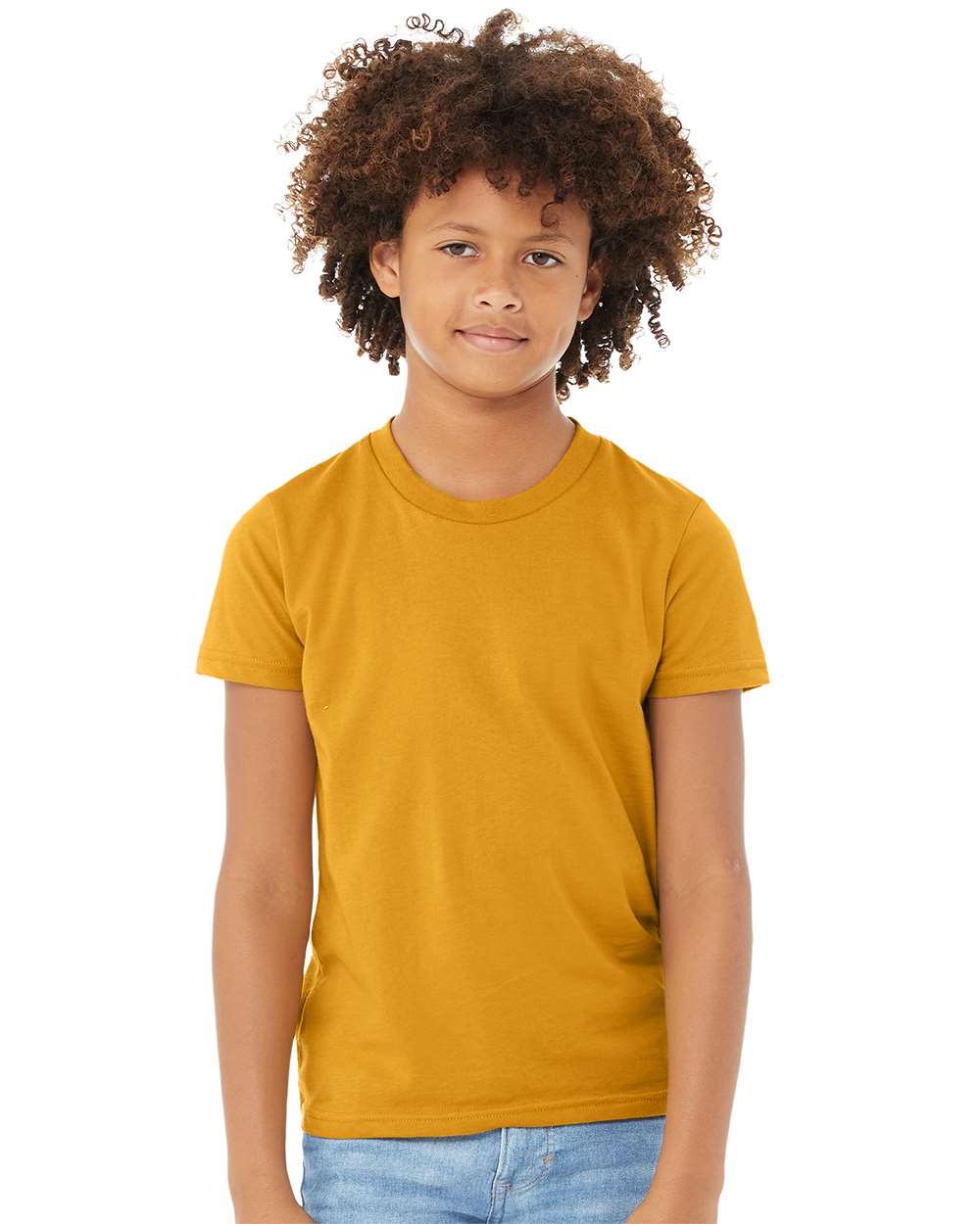 6 Pack BELLA+CANVAS® Youth Jersey Tee 3001Y for School, Sports & Custom Printing Unisex Cotton Kids Shirt Bundle