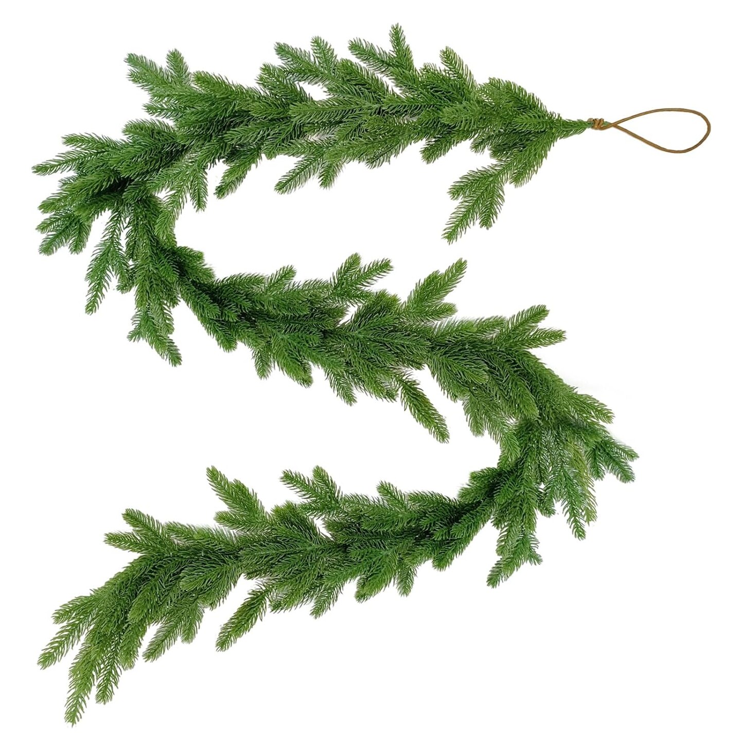 1PC 6FT Artificial Real Touch Winter Pine Garland