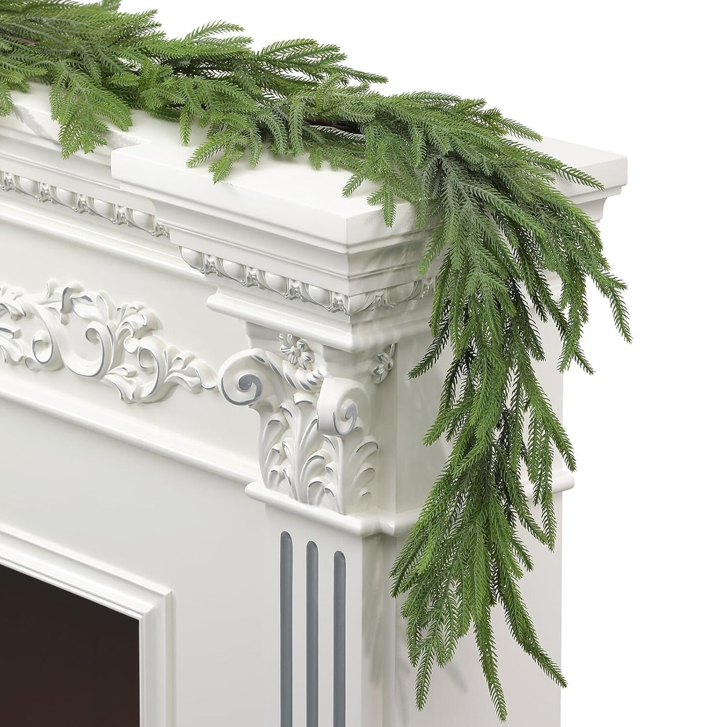 1PC 6FT Artificial Real Touch Winter Pine Garland