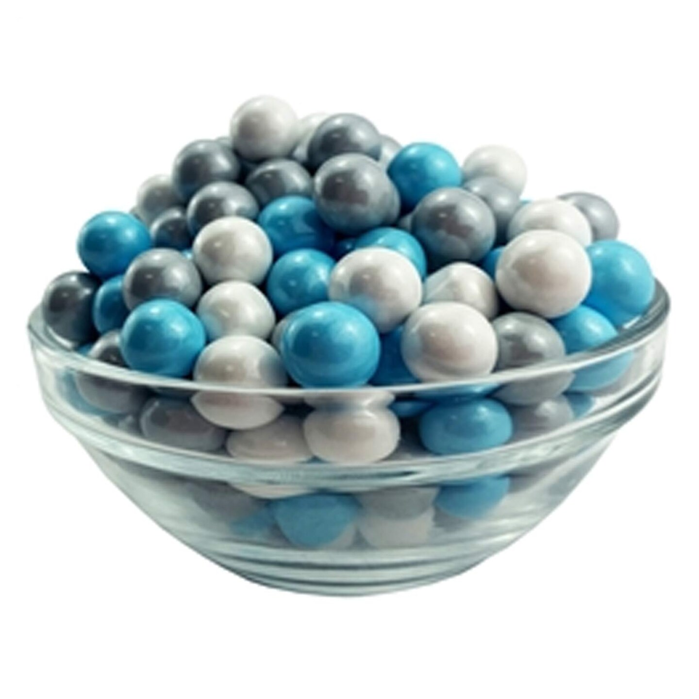 Holiday Sixlets 10MM Pearl 2 Pound Bag