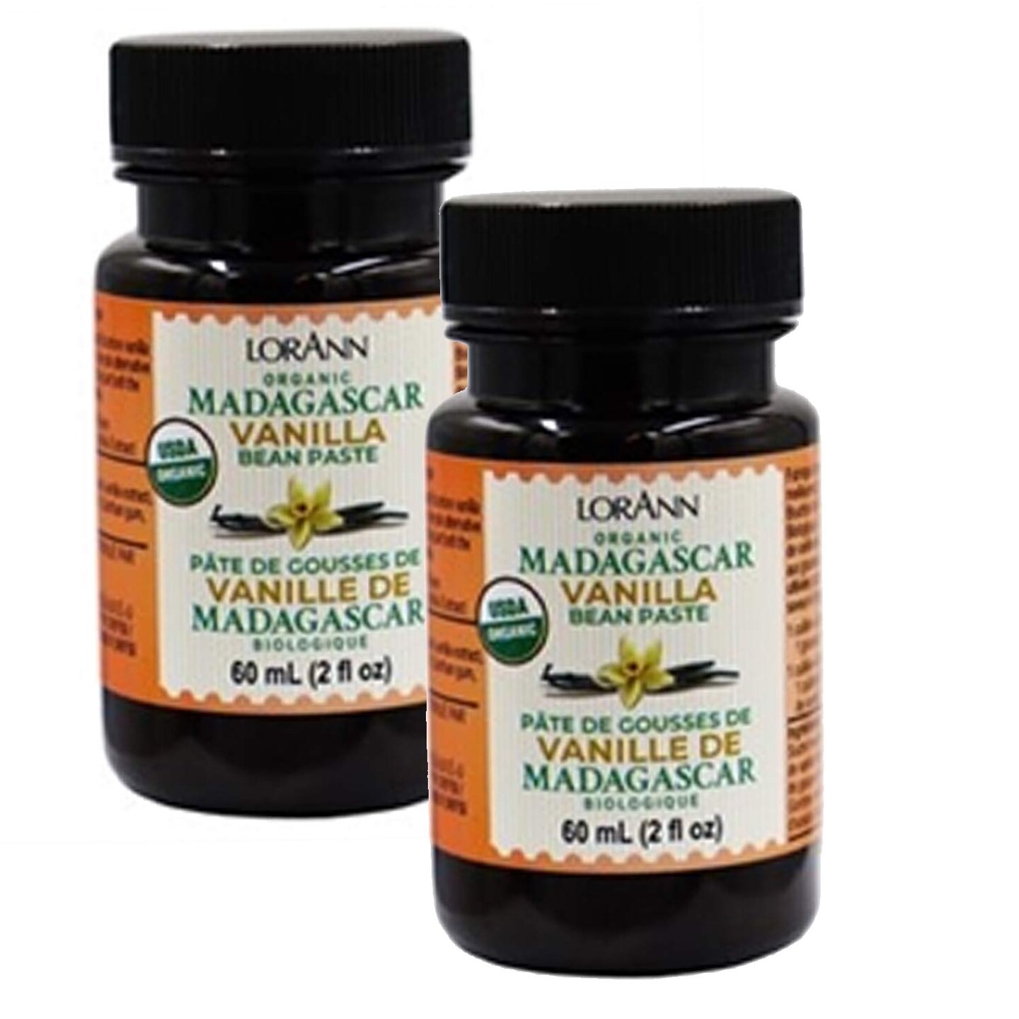 Madagascar Organic Vanilla Bean Paste 4 Ounce for Baking and Desserts