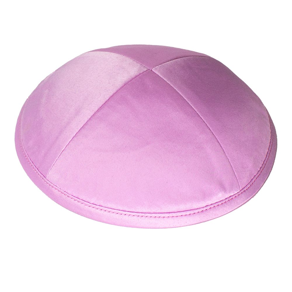 Kippah Light Pink Deluxe Satin