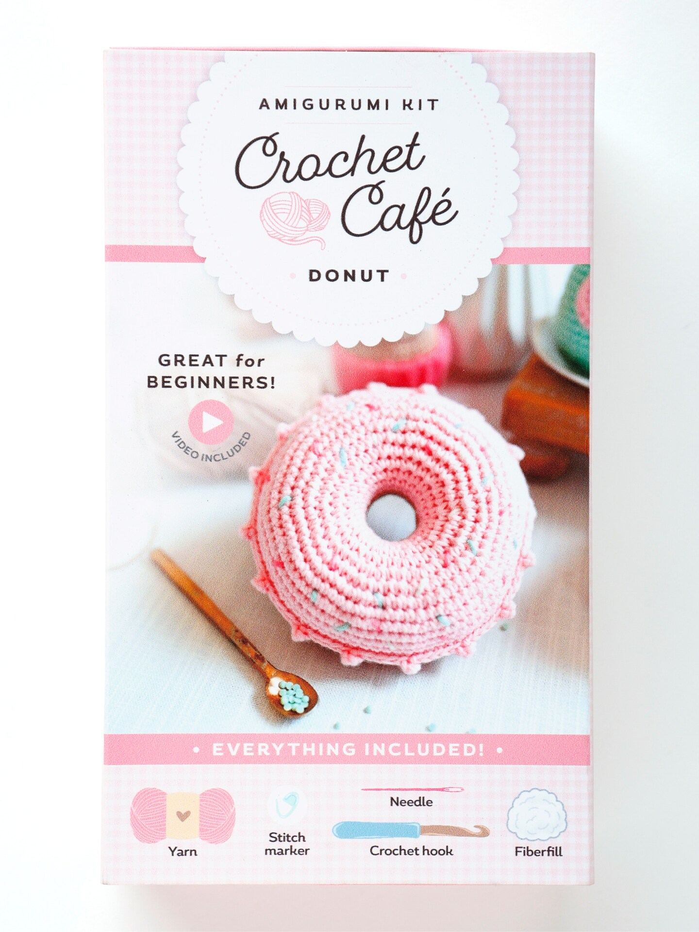 Crochet Cafe Amigurumi Kit Donut: Everything You Need Is Included!