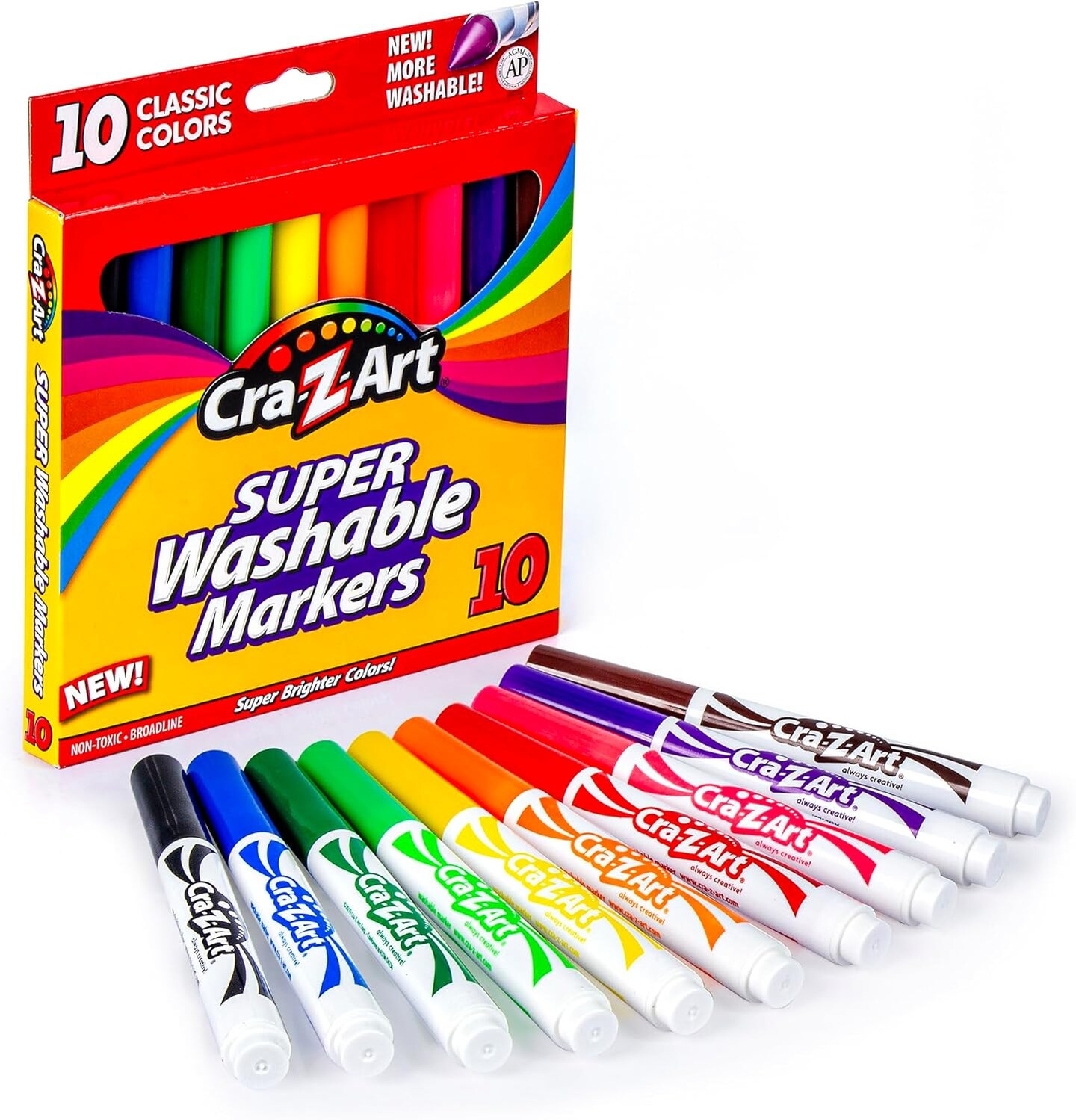 Markers and Colored Pencil 46 Piece School Supply Arts &#x26; Crafts Bundle