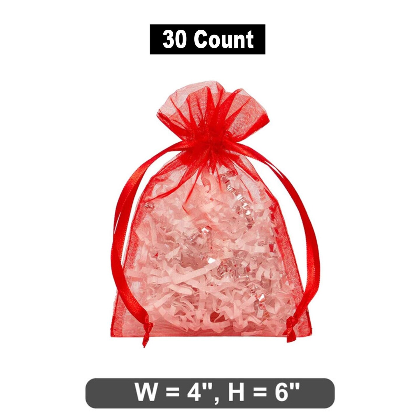 4&#x22; x 6&#x22; Organza Bag Great for Stationery and Small Items
