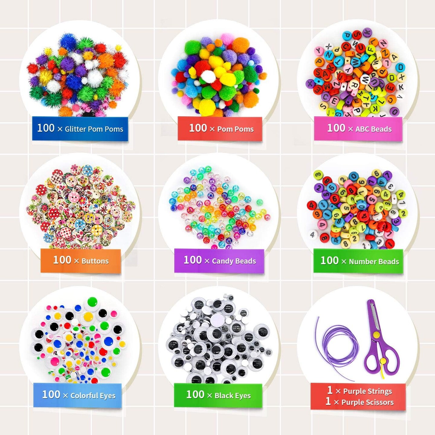 1405 Pcs Art and Craft Supplies for Kids