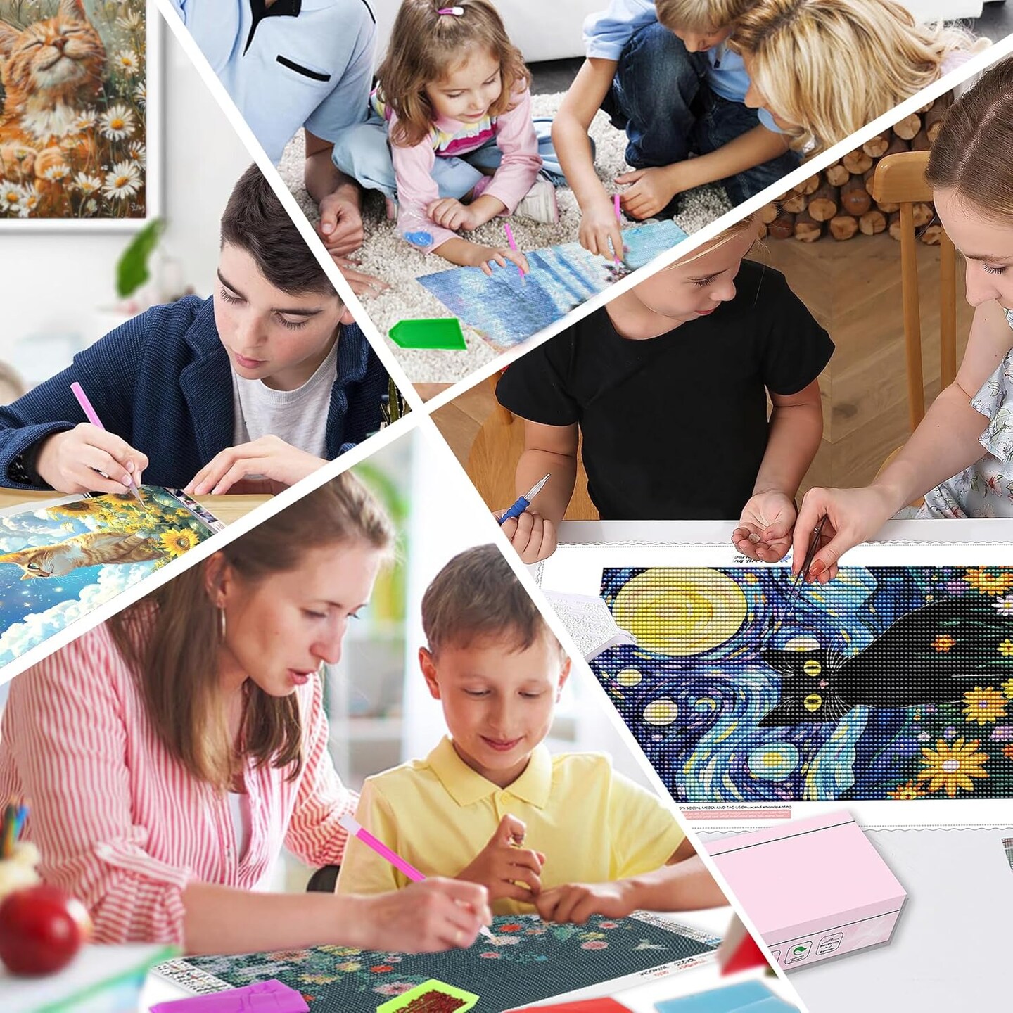 5D Diamond Art Kits for Adults Shell, Full Drill DIY Rhinestone Embroidery Set Paint