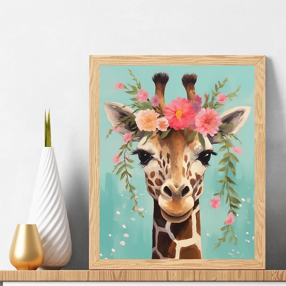 Natuyalo Giraffe Paint by Numbers Kit